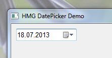 HMG DatePicker Demo screen shoot