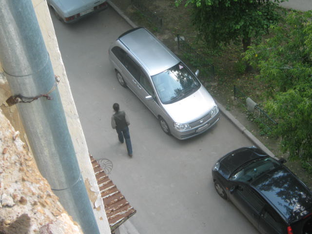 Dad comes to office. (Alex: it's not MY cars! I haven't any cars!.. and planes and spaceships too!)